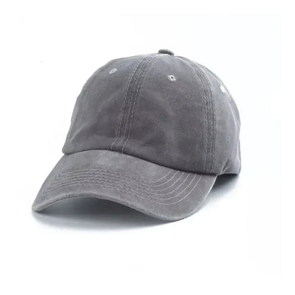 Retro Washed Denim Baseball Cap – Adjustable Unisex Sun Hat