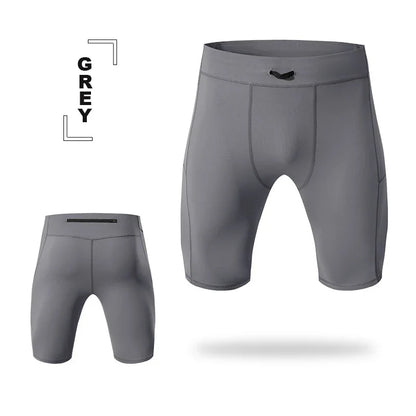 Men's Compression Shorts – Quick-Dry Bodybuilding Tights