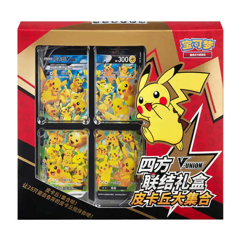Pokemon PTCG Pikachu V-Union Quartet Coupling Gift Box