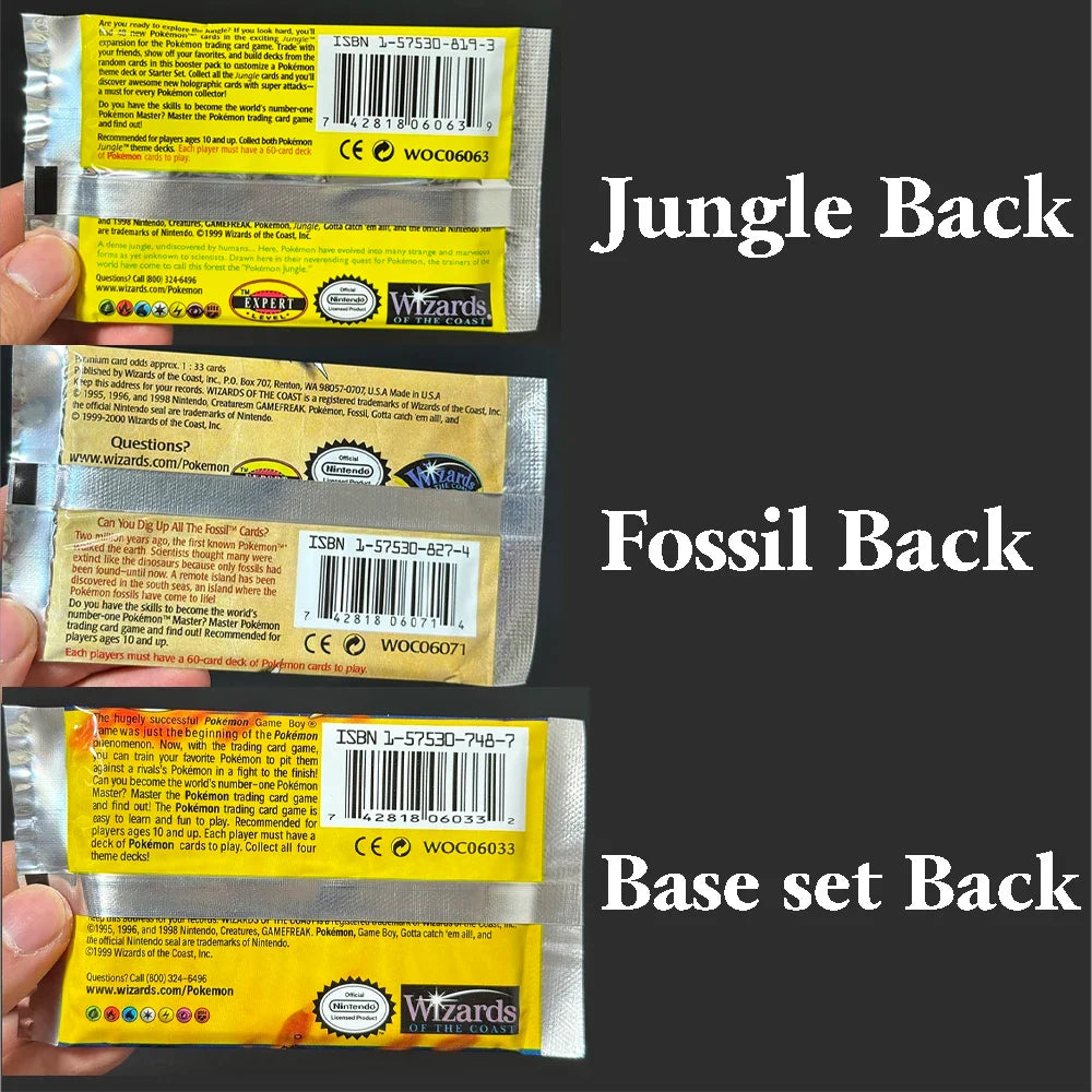 Pokemon TCG Vintage Booster Packs – Base Set, Jungle & Fossil