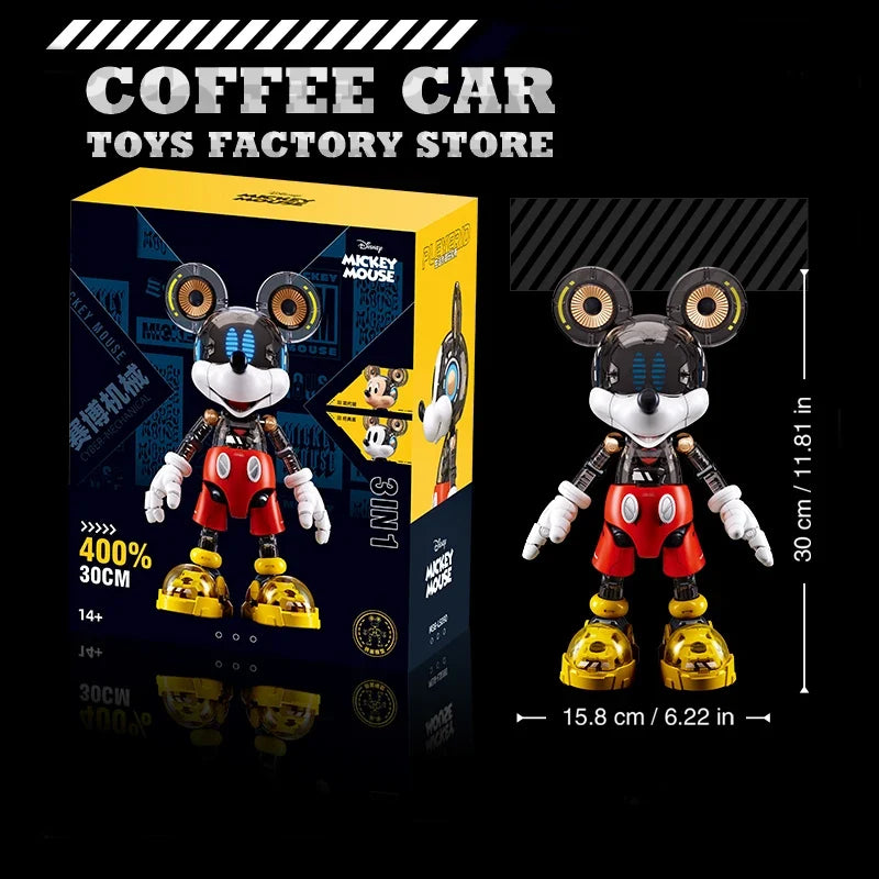 Mickey Mouse 3D Building Blocks Model Kit – 30cm Mech Action Figure
