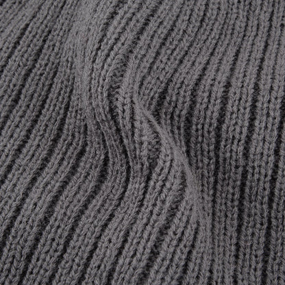 Men’s Fleece Lined Knitted Beanie Hat Warm Winter Cap