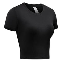 Black Crop Tshirt
