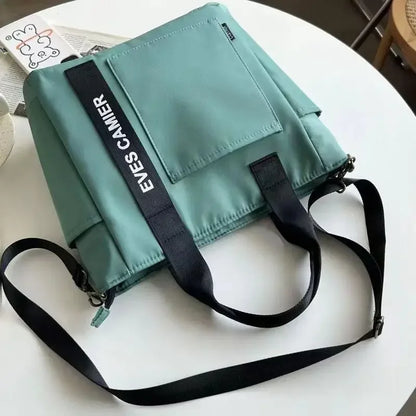 Casual Tote Bag Large Capacity Waterproof Nylon Shoulder Bag