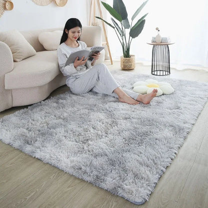 Soft Fluffy Area Rug – Plush Shag Carpet for Bedroom & Living Room