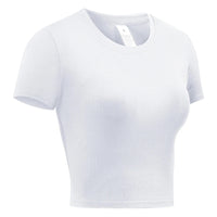 White Crop Tshirt