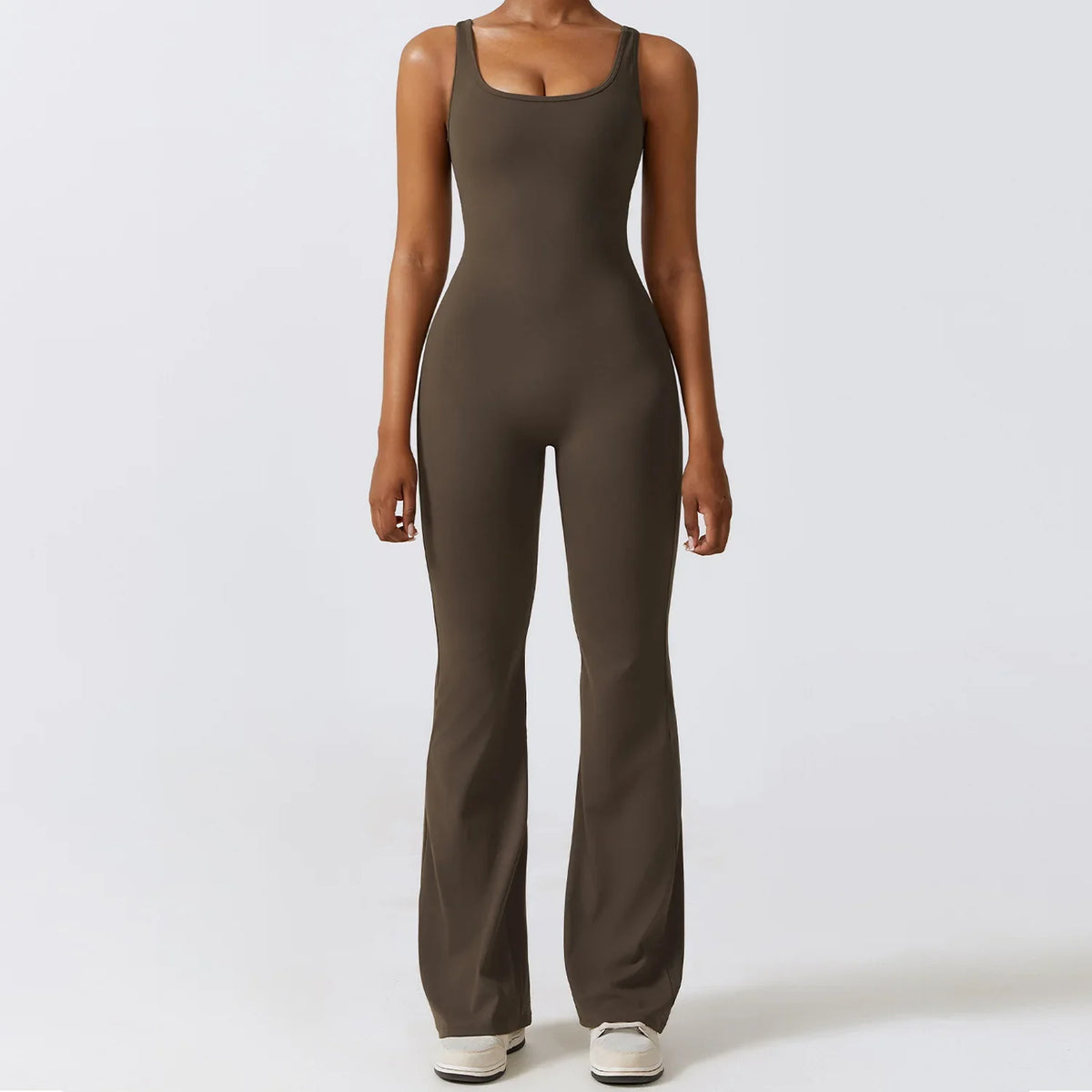 Women's Yoga Jumpsuit – Stretch Flare Fitness Romper