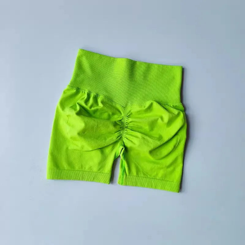 Ruched Butt Lift Yoga Shorts – High Waist Women's Workout Shorts