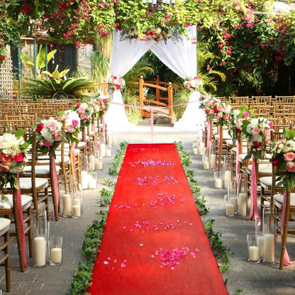 Non-Slip Event Carpet Runner – Wedding Ceremony & Stage Aisle Roll