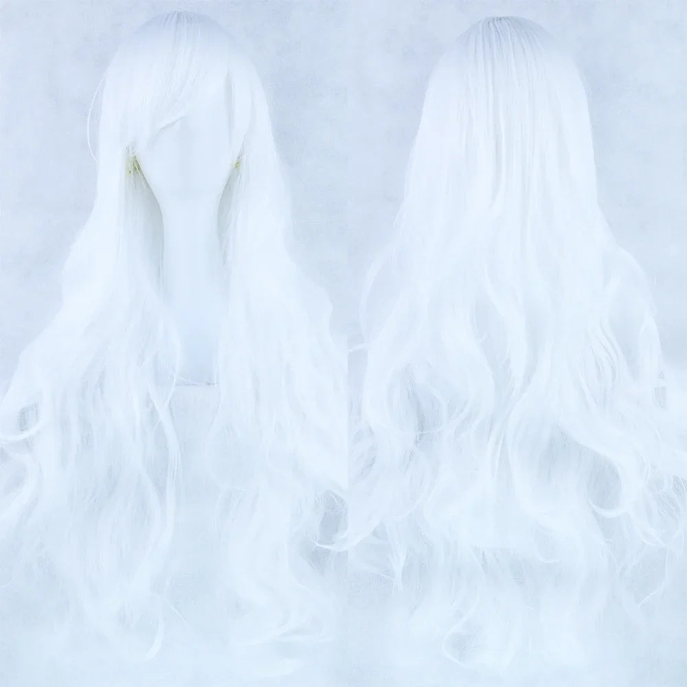 Long Curly Cosplay Wig – Synthetic Party Wig for Women