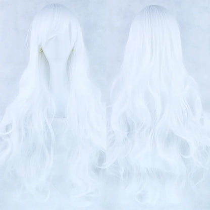 Long Curly Cosplay Wig – Synthetic Party Wig for Women
