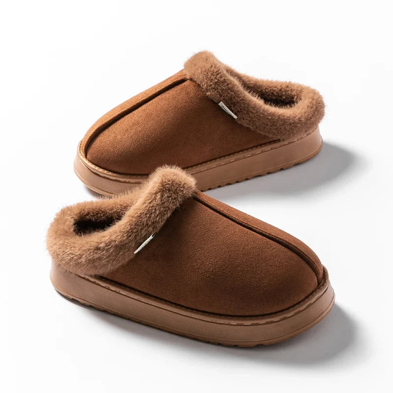 Fluffy Winter Slippers – Warm Indoor House Shoes Unisex