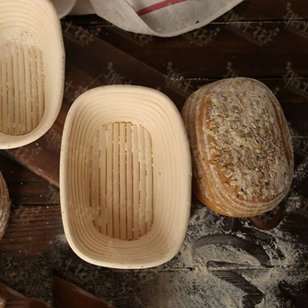 Banneton Bread Proofing Basket – Rattan Dough Proving Basket