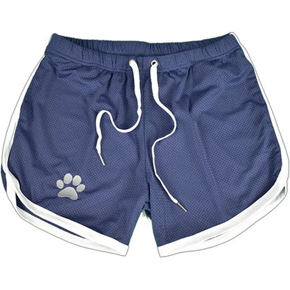 Men's Mesh Running Shorts Breathable Gym Fitness Short Pants