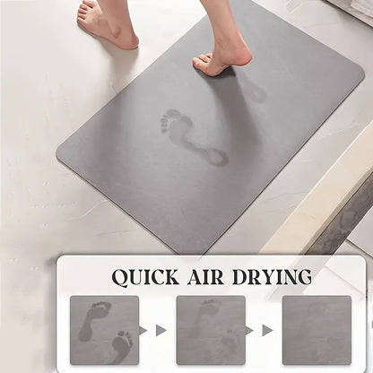 Diatomite Kitchen Runner Mat – Geometric Non-Slip Absorbent Rug