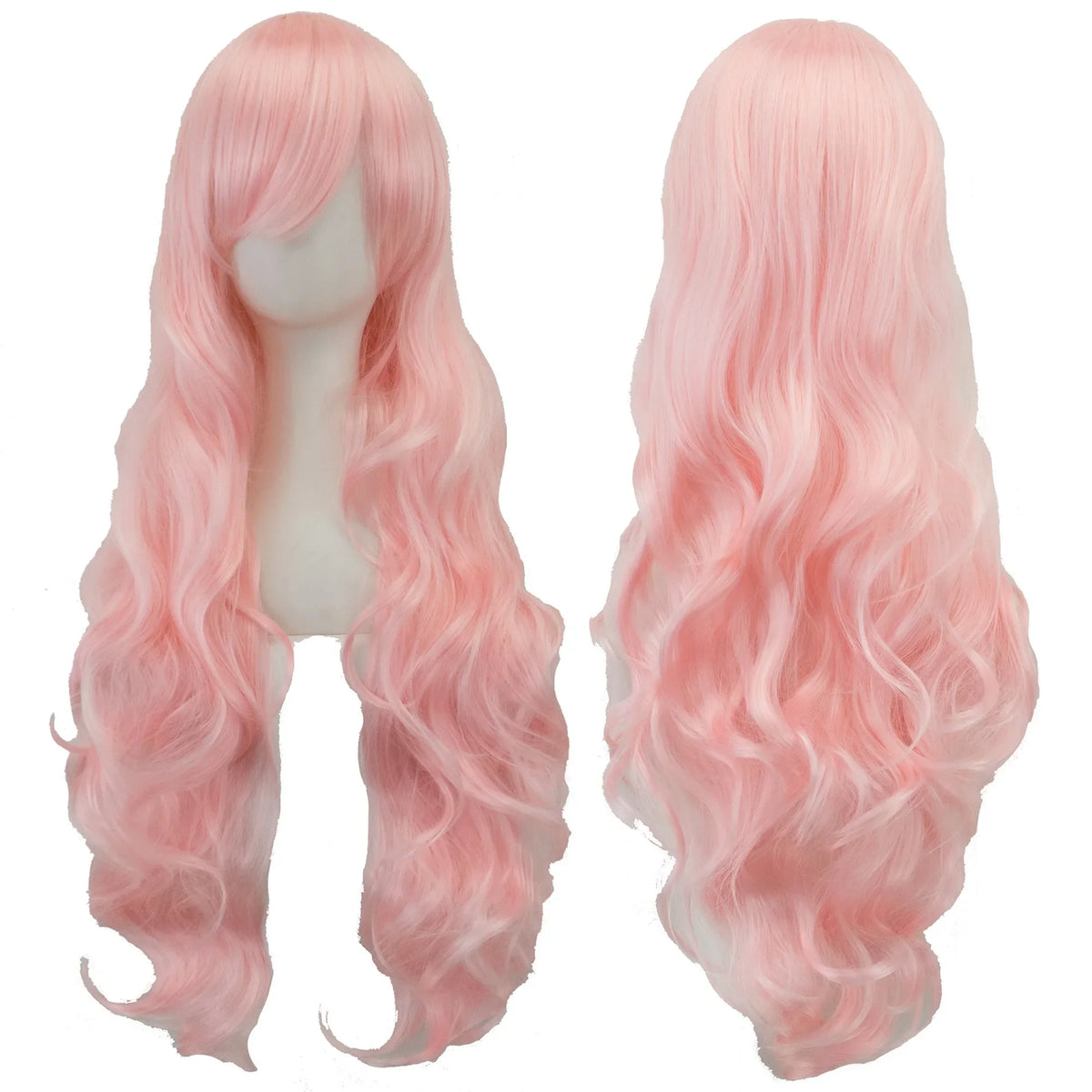 Long Curly Cosplay Wig – Synthetic Party Wig for Women