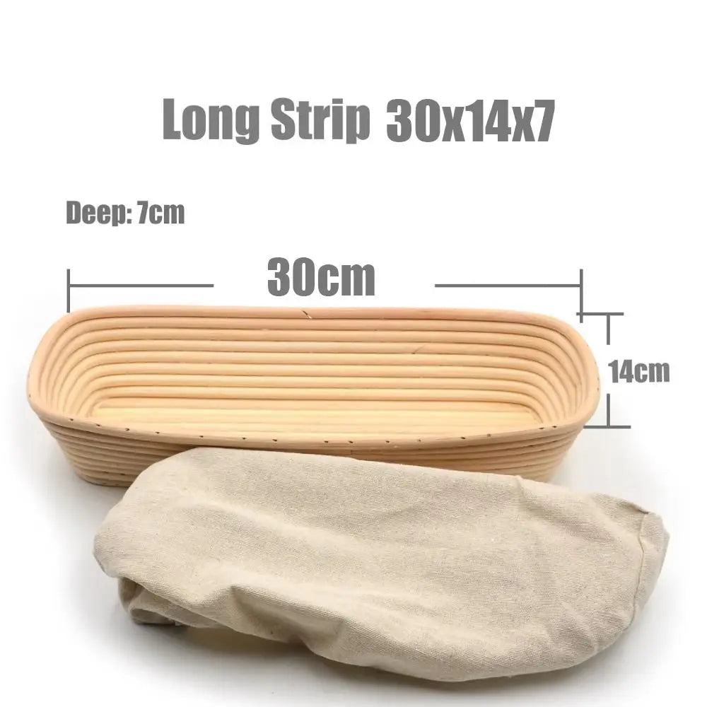 Banneton Bread Proofing Basket – Rattan Dough Proving Basket