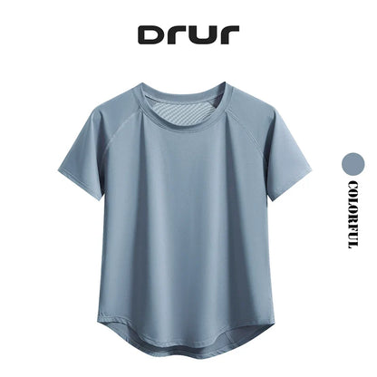 Women's Quick-Dry Workout T-Shirt Short Sleeve Gym Top
