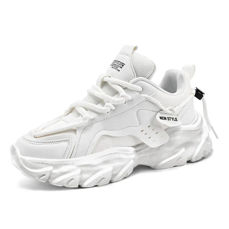 Men's Breathable Chunky Sneakers | Thick Sole Running Shoes
