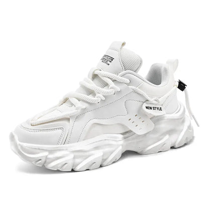 Men's Breathable Chunky Sneakers | Thick Sole Running Shoes