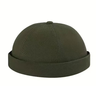Brimless Docker Beanie Skullcap – Unisex Knit Cap