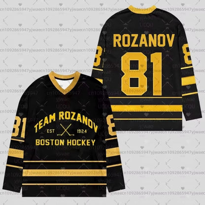 Unisex Heated Rivalry Hockey Jersey V Neck Pullover