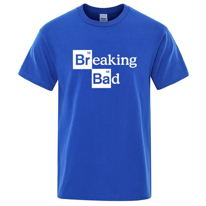 Heisenberg Graphic T Shirt Cotton Blend Casual Short Sleeve Tee