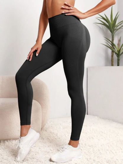Women's Seamless Push-Up Yoga Leggings – High Waist Gym Tights