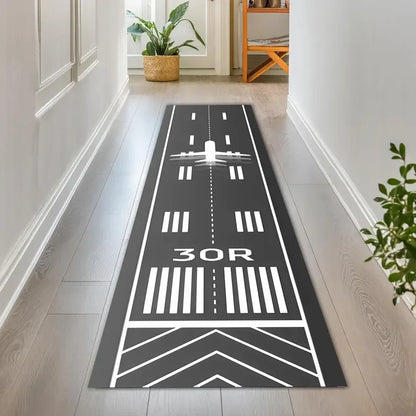 Airport Runway Runner Rug – Aviation Design Floor Mat