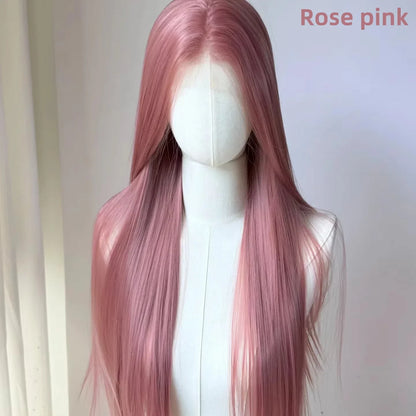 13x4 Lace Front Synthetic Wig Long Straight Heat Resistant