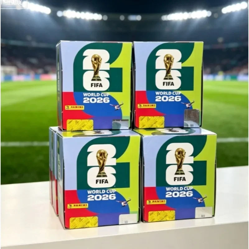 Panini FIFA World Cup 2026 Official Sticker Collection Box Sealed Packs Football Collectibles