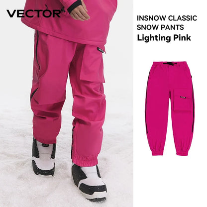 Ski Jacket & Pants Set – Waterproof Windproof Winter Ski Suit for Men & Women