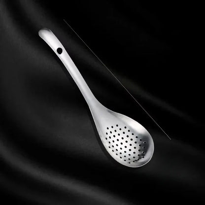 Stainless Steel Skimmer Spoon – Perforated Strainer Ladle