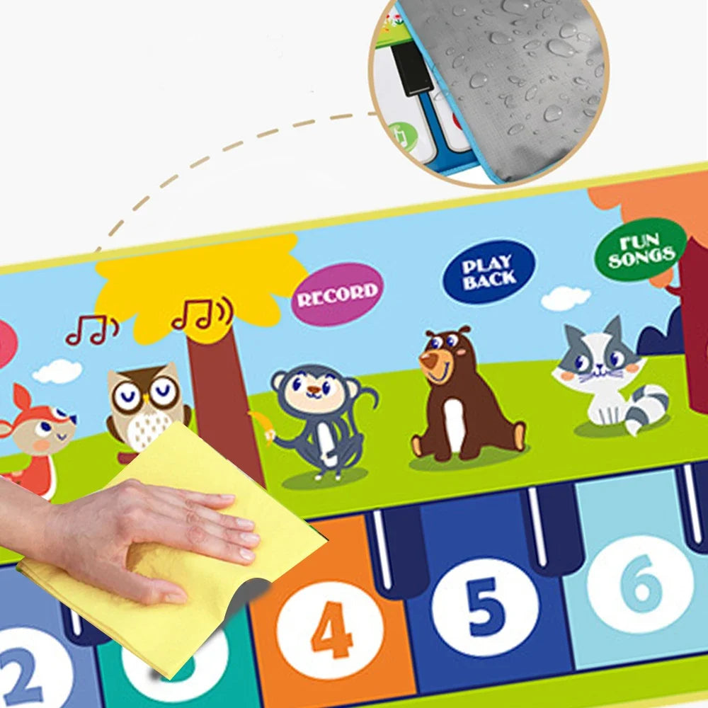 Kids Piano Mat Musical Floor Keyboard Toy for Toddlers