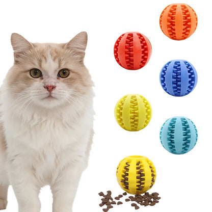 Dog Treat Dispensing Ball – Interactive Chew & Puzzle Toy