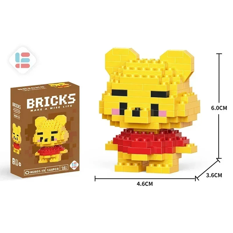 Disney Tsum Tsum Mini Building Blocks – Cartoon Micro Brick Figures