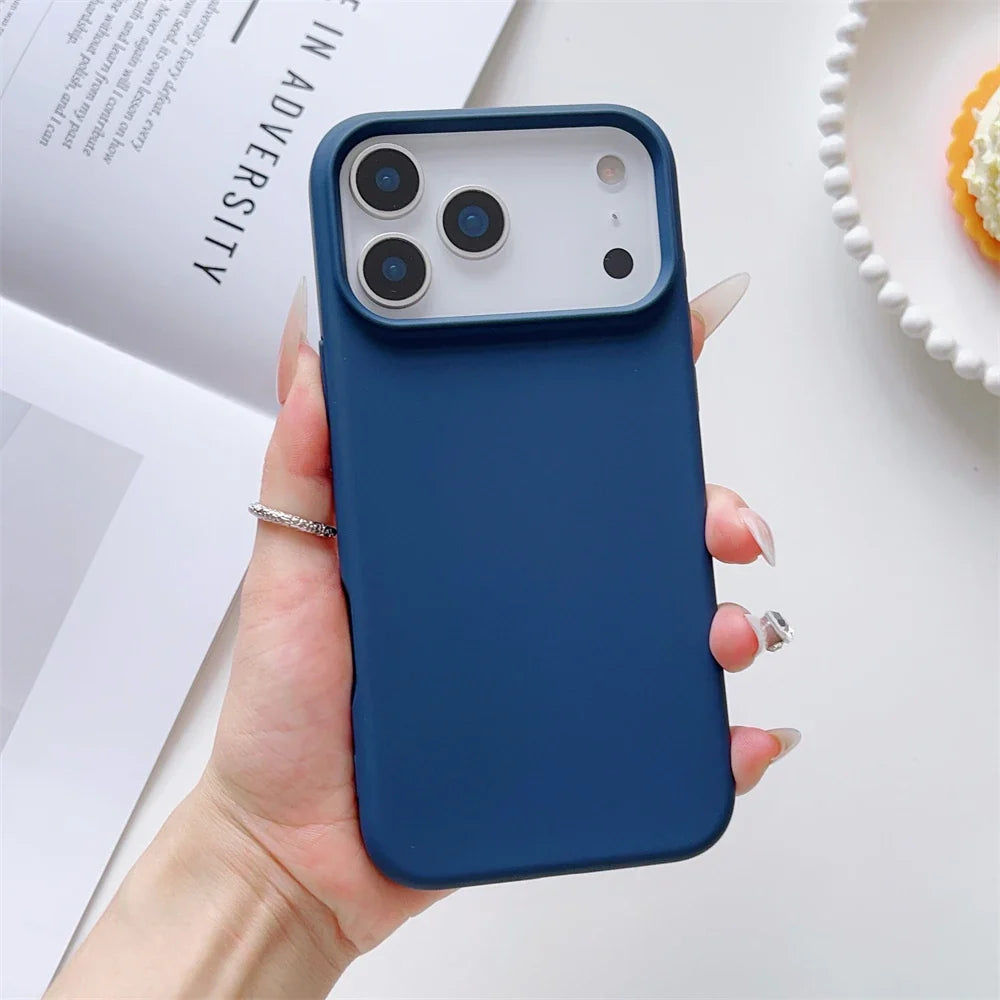 iPhone Case Matte Candy Color Liquid Silicone Shockproof Cover