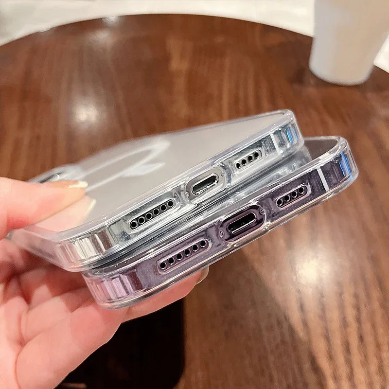 MagSafe Clear iPhone Case – Magnetic Transparent Wireless Charging Cover