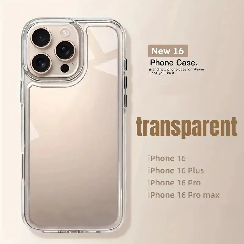 Clear Silicone iPhone Case – Transparent Shockproof Cover