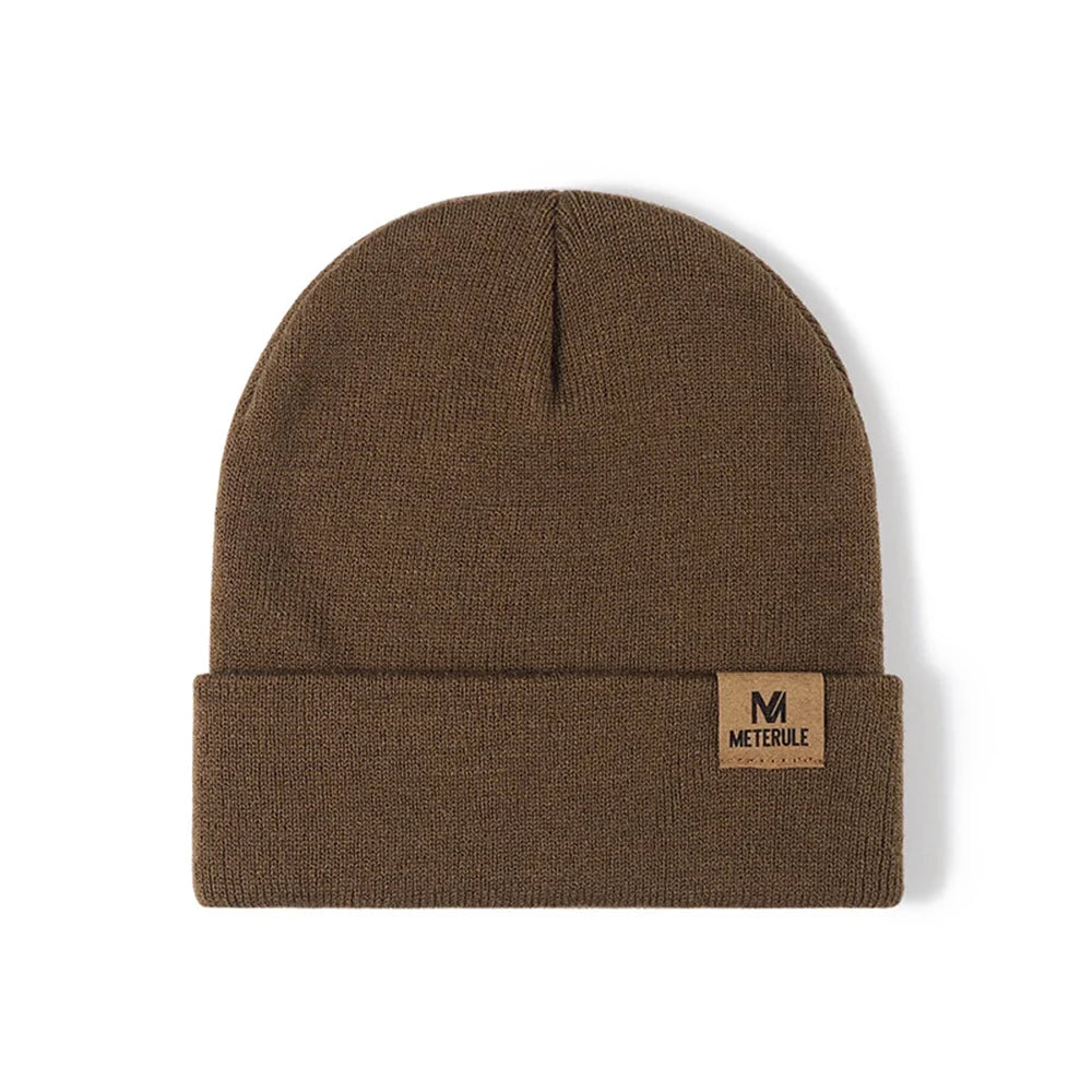 Winter Knit Cuffed Beanie – Warm Unisex Ski Hat