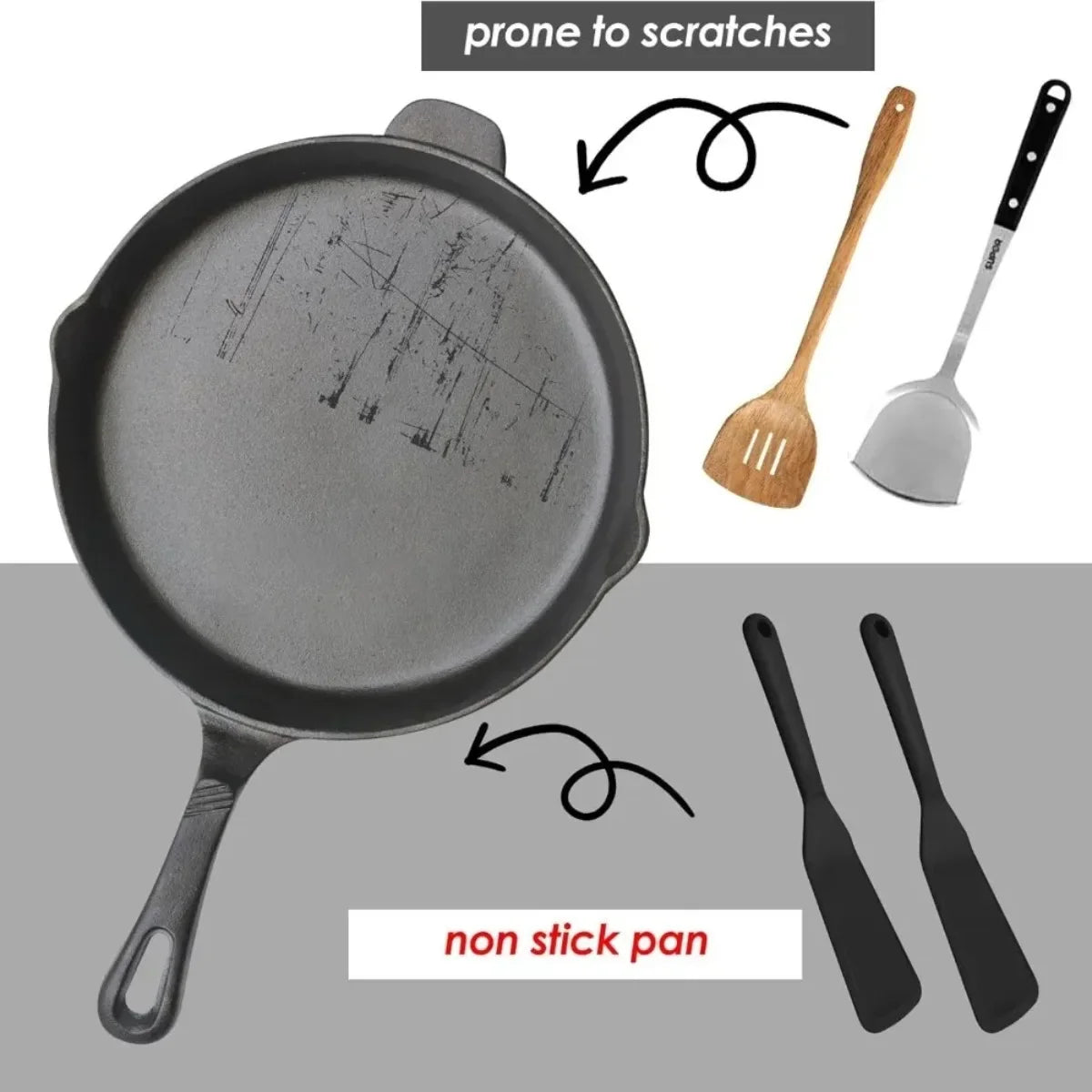 Thin Silicone Spatula – Non-Scratch Heat-Resistant Kitchen Tool