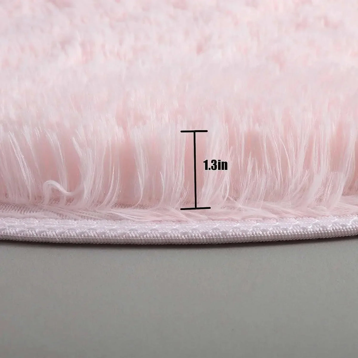 Fluffy Round Rug – Ultra-Soft Plush Mat for Bedroom & Living Room