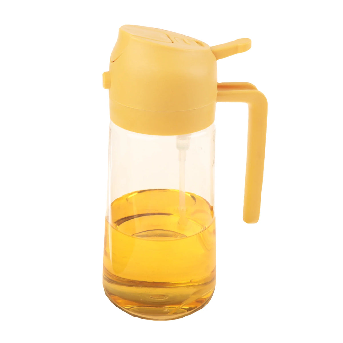 2-in-1 Oil Dispenser Bottle with Sprayer – 16.9 oz & 6.8 oz