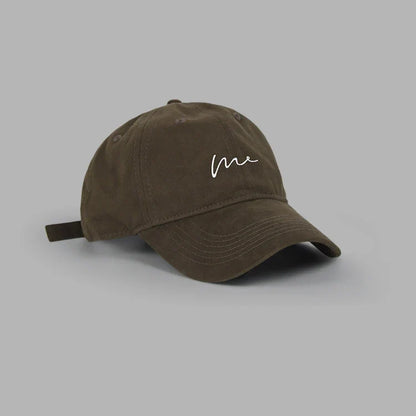 Embroidered Baseball Cap – Retro Letter Dad Hat for Men & Women