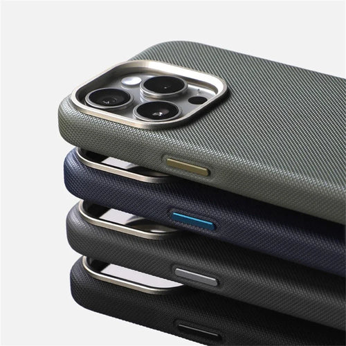 MagSafe Leather iPhone Case with Metal Alloy Lens Frame – iPhone 13–17