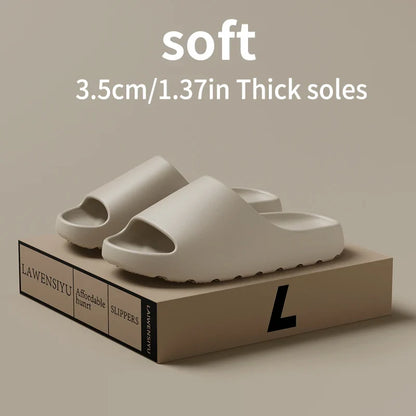 EVA Thick Sole Slide Slippers – Anti-Slip Unisex Indoor Outdoor