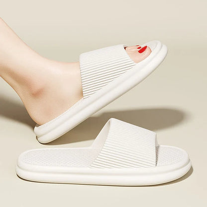 Cloud Slides Slippers Thick-Sole EVA Unisex Indoor Beach Sandals