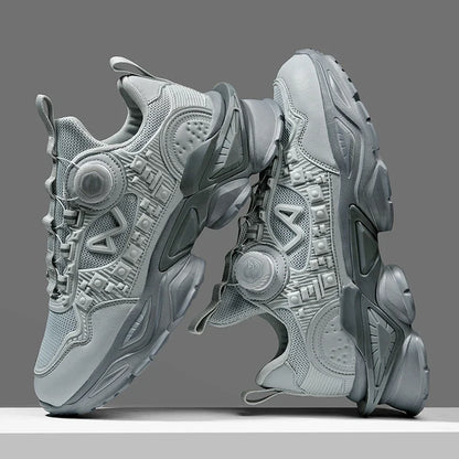 Men's Chunky Sneakers – Air Cushion Sole, Breathable Casual Running Shoes