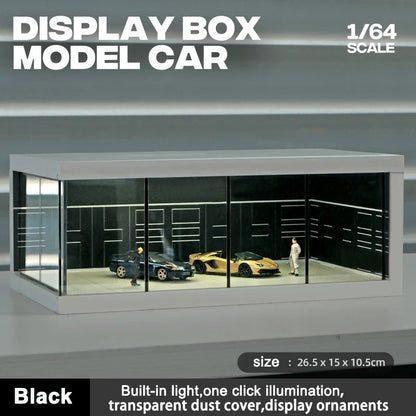 Garage Scene Diorama Model Kit – Collectible Decoration (No Dolls or Cars Included)