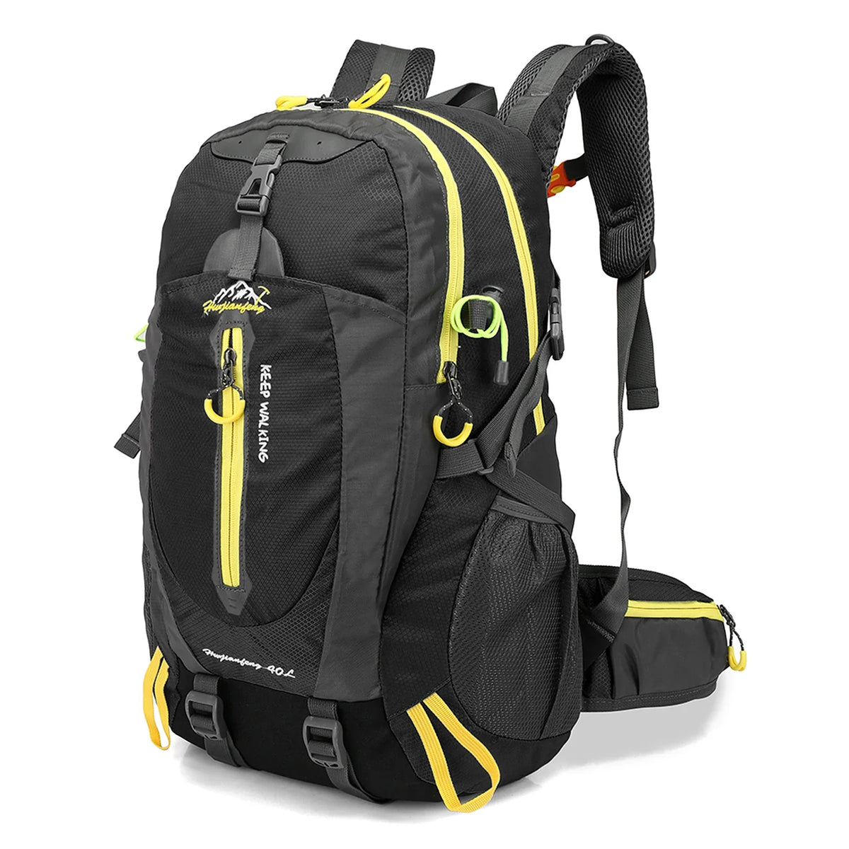 40L Hiking Backpack – Water-Resistant Travel & Camping Bag